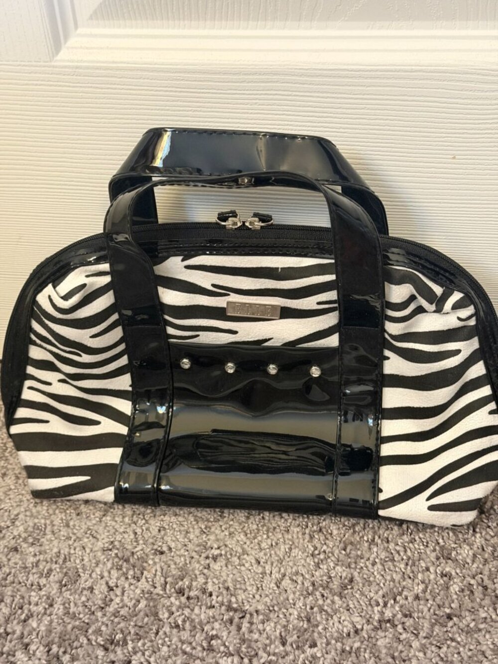 Elle Zebra Print Handbag Shoulder Bag